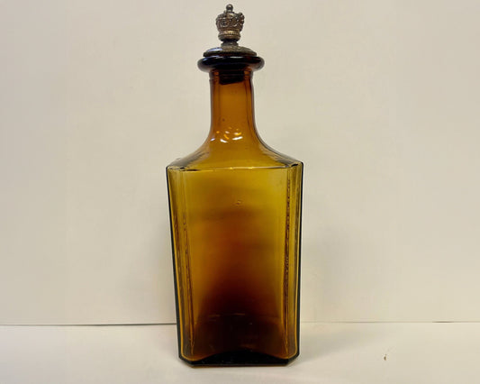 Watkins Amber Glass Bottle - Vintage