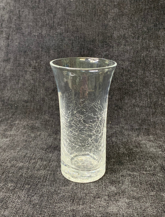 Clear Crackle Glass 3 oz Shot Glass - 3oz. Clear Crackle Cocktail Glass