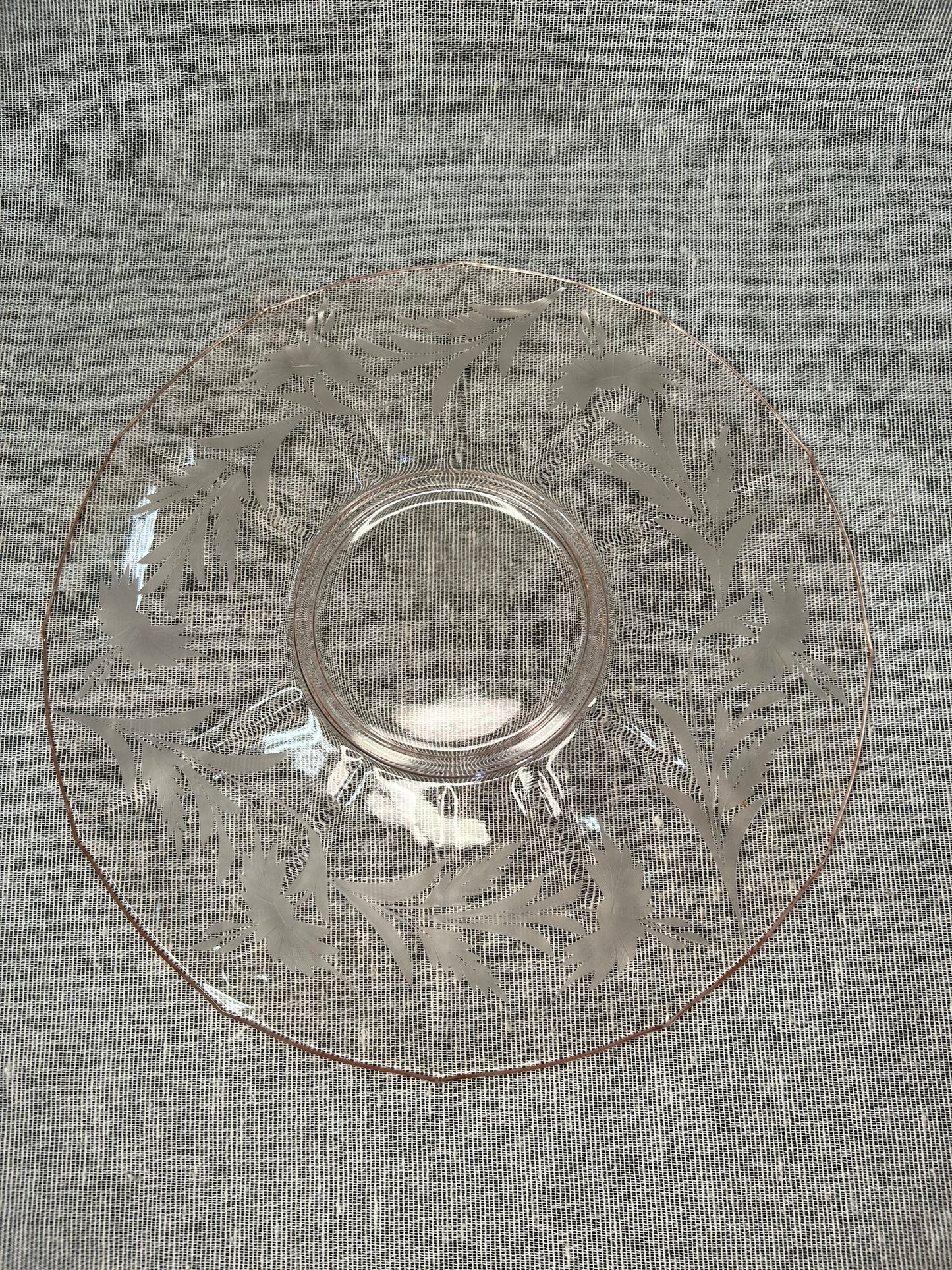 Pink Depression Glass 10.5" Tray with Embossed Carnation Design - Pink Wedding Tray - Lovely Pink Serving Tray or Cake Plate - Charcuterie