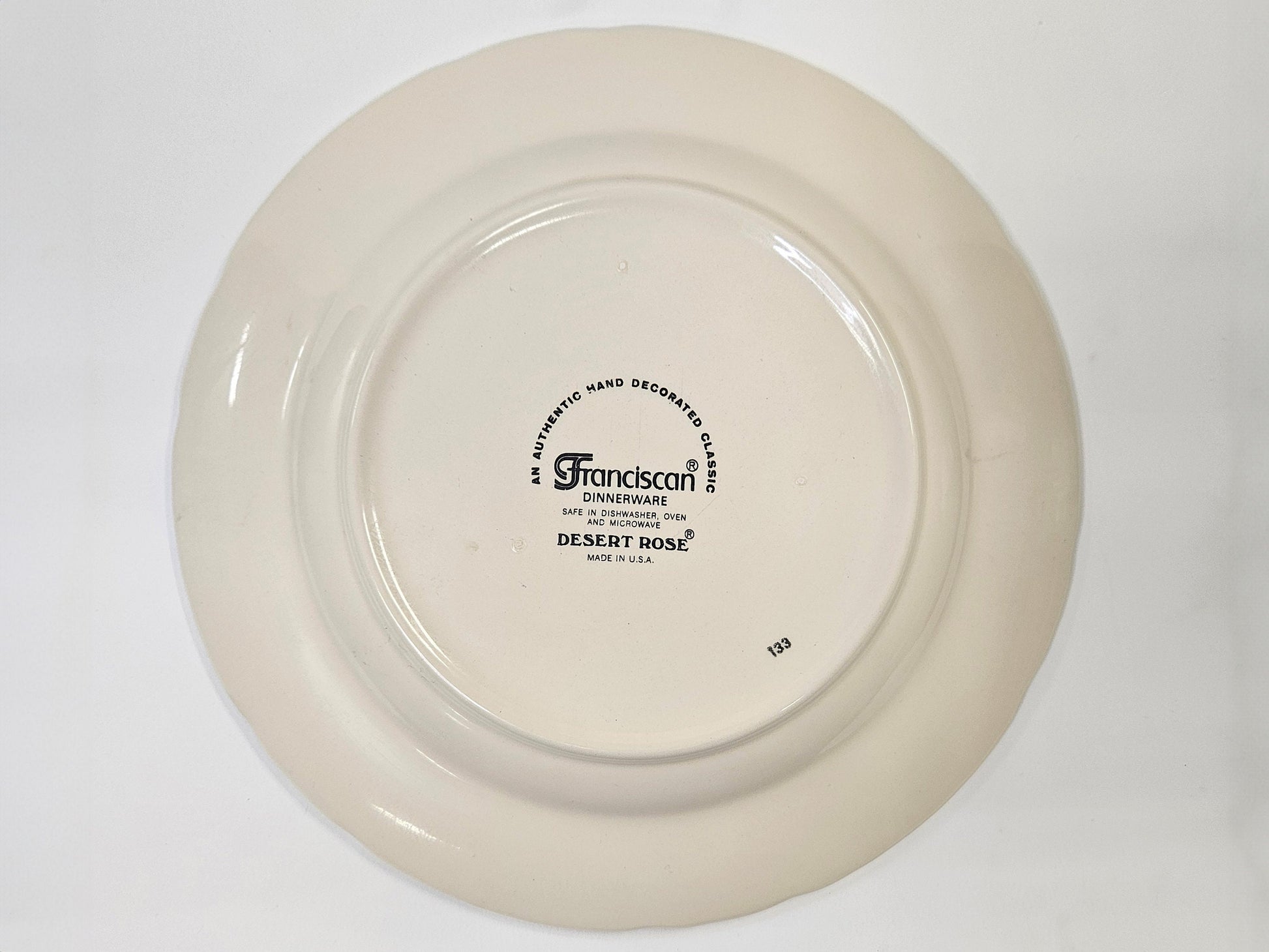 Franciscan Ware Desert Rose - 10.7" Dinner Plates- Made In California- Like New Condition - 7 Available, Sold Individually