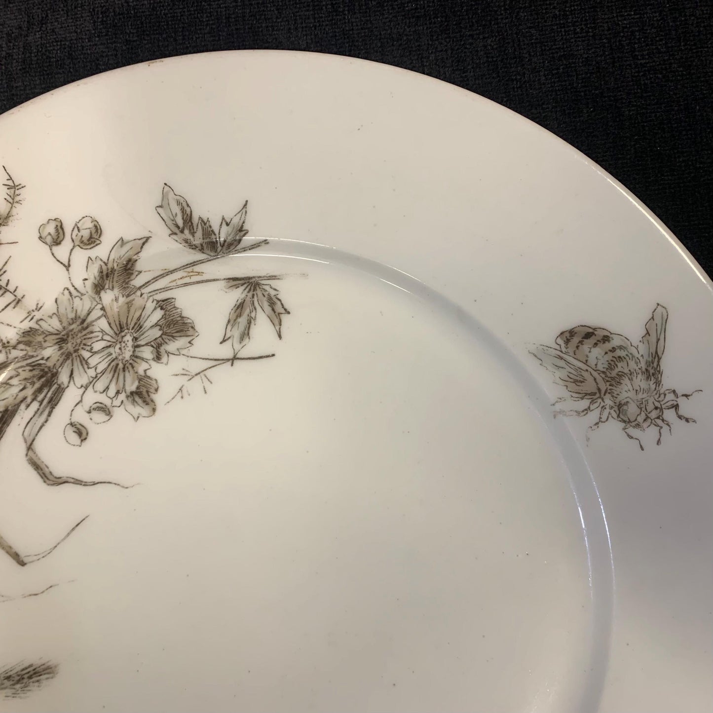 Bee Plate and Saucer - Sold Separately