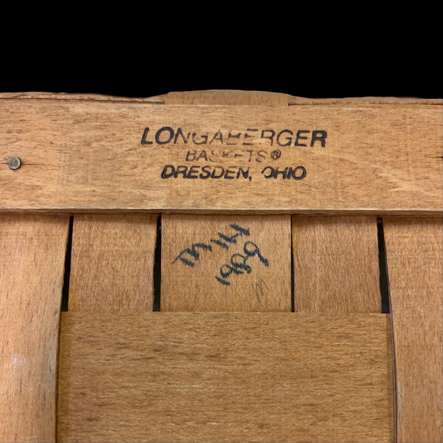 Longaberger Bread Basket - 1989
