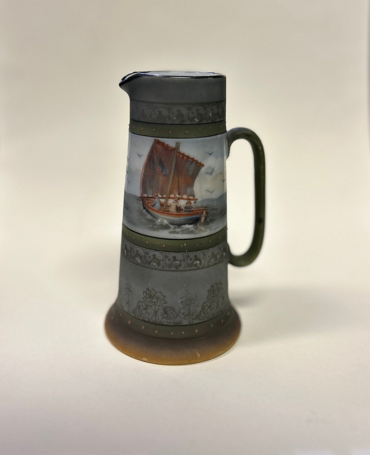 Royal Bayreuth - 5.5" Tall - Small Roman Pitcher Style Vessel with Handle 