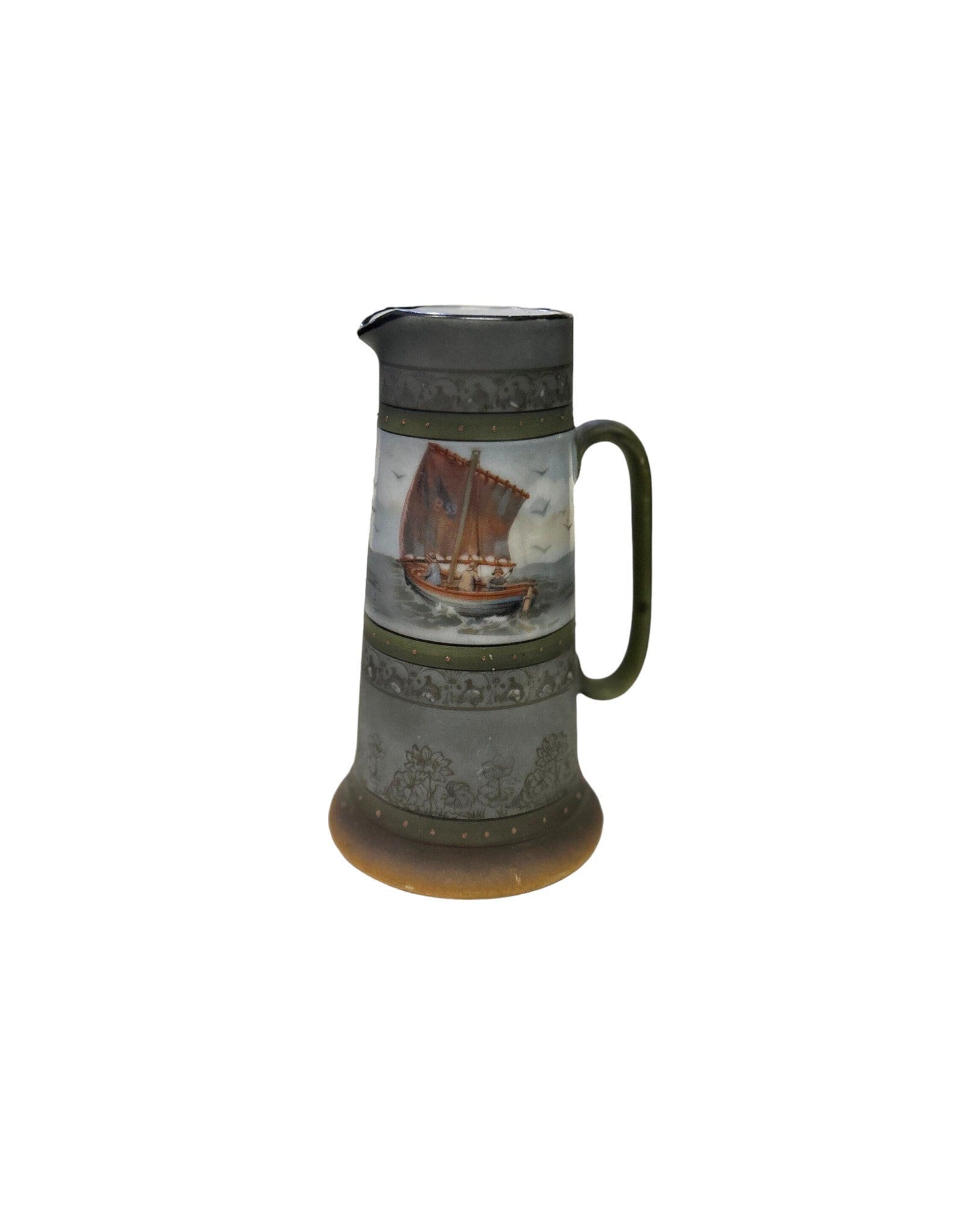 Royal Bayreuth - 5.5" Tall - Small Roman Pitcher Style Vessel with Handle 