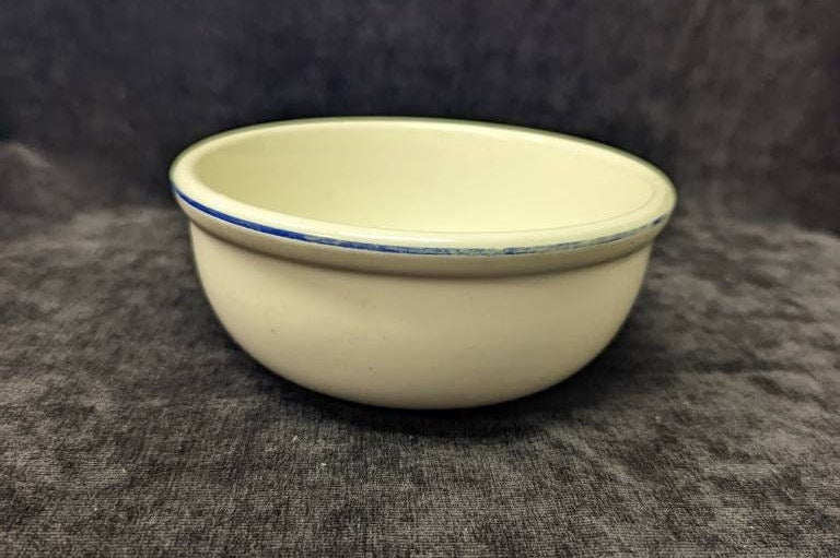 ceramic children's bowl by W.S. George Pottery Co., USA.